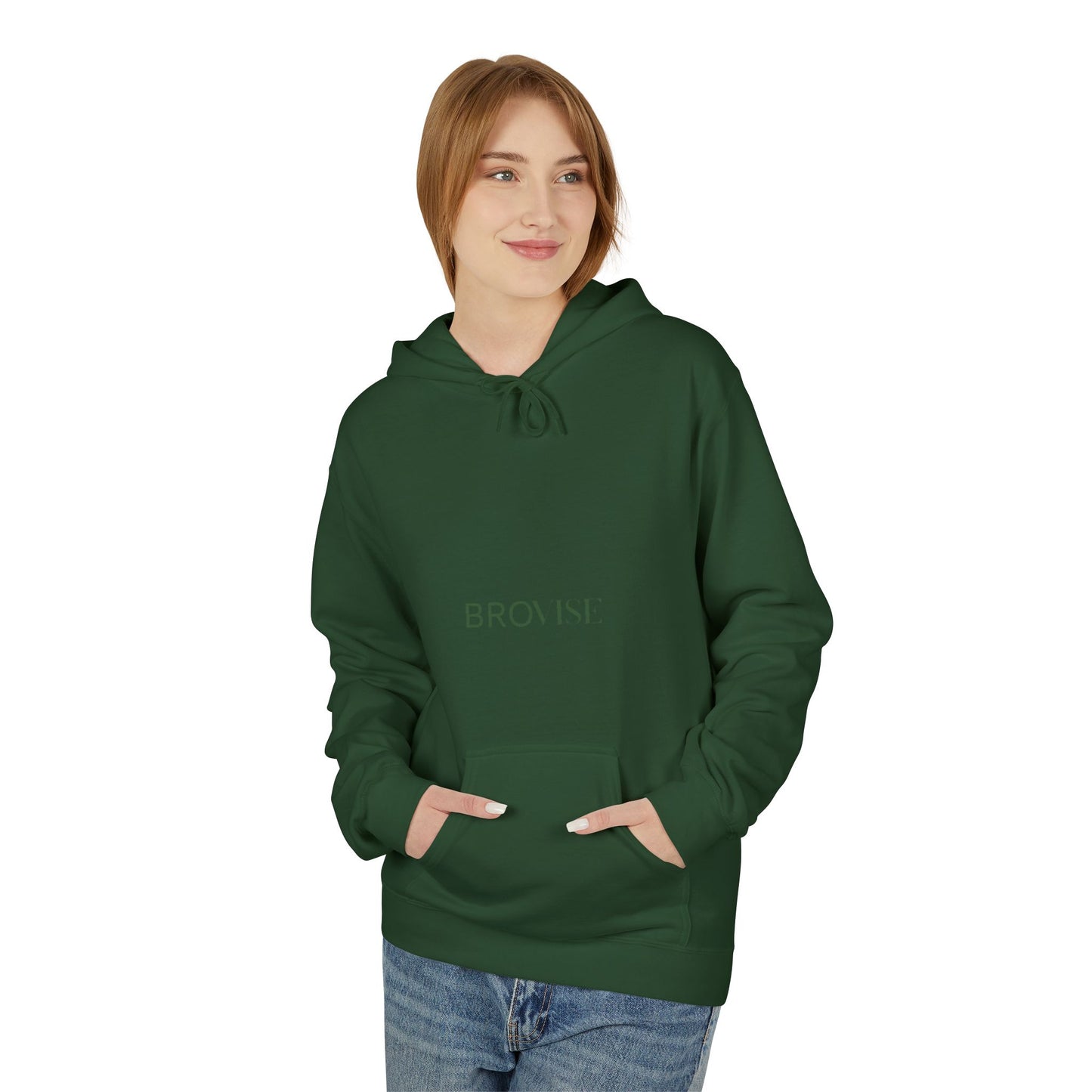 Forest Green Midweight Softstyle Fleece Hoodie